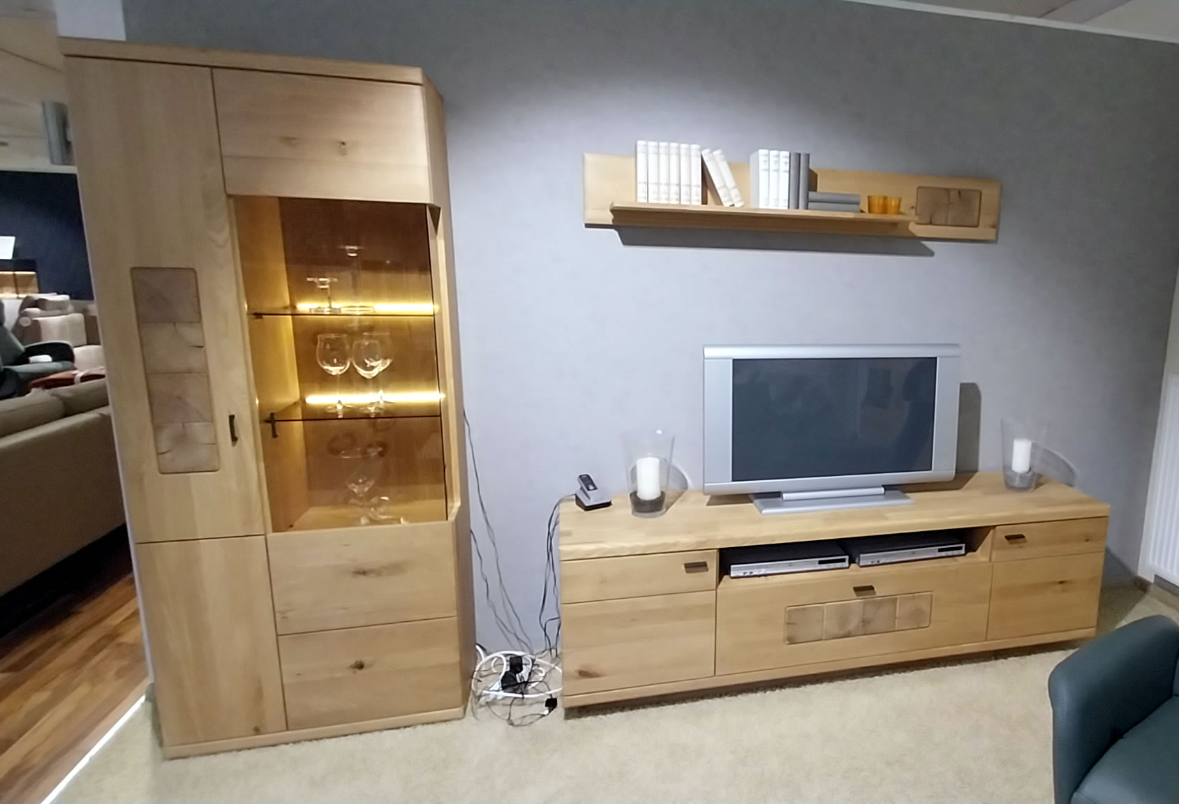 Wohnkombination TL3309 Palma Balkeneiche massiv