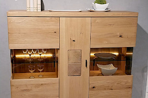 Highboard TL3309 Palma Balkeneiche massiv geölt
