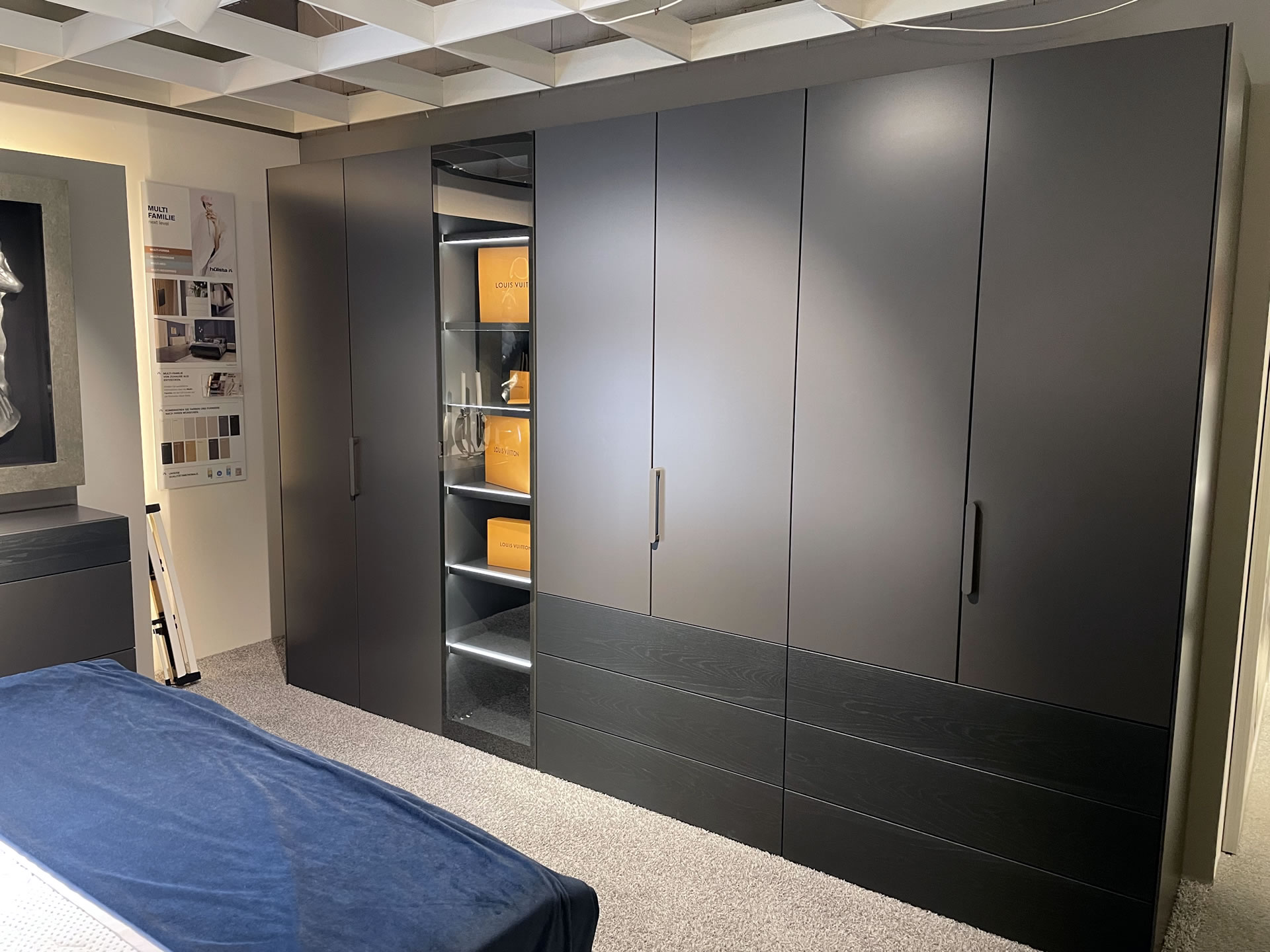 Hülsta Kleiderschrank+ 2 Nako + Kommode