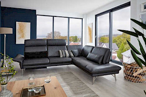 Ledersofa Z22787 - aktuelles Design