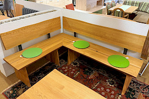 Eckbank TL 2417 Wildeiche massiv - Schösswender