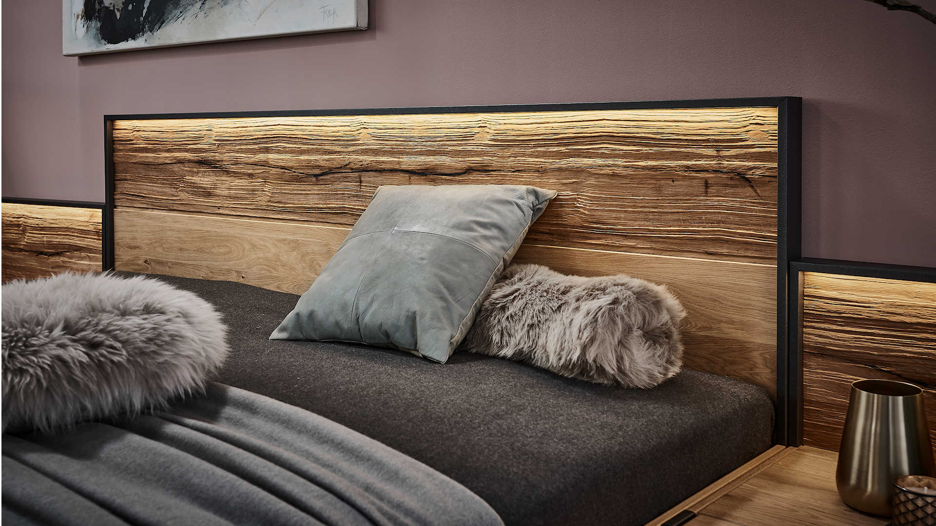 Schlafzimmer Z22912 - massiv Wildeiche
