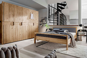 Schlafzimmer massiv Wildeiche Z23062