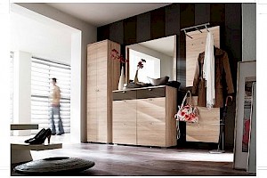 Garderobe Z23032 - Bardolino Eiche, 4-teilig