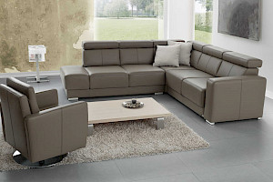Ledersofa modern Z23089